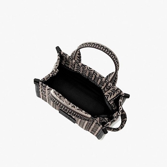 Marc Jacobs Monogram Tote Crossbody Bag Beige Multi - Picture 4 of 8